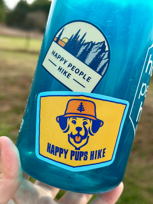 Happy Pups Hike Sticker
