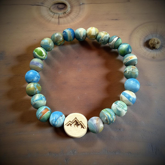 Eco Plastique Recycled Plastic Bead Bracelet