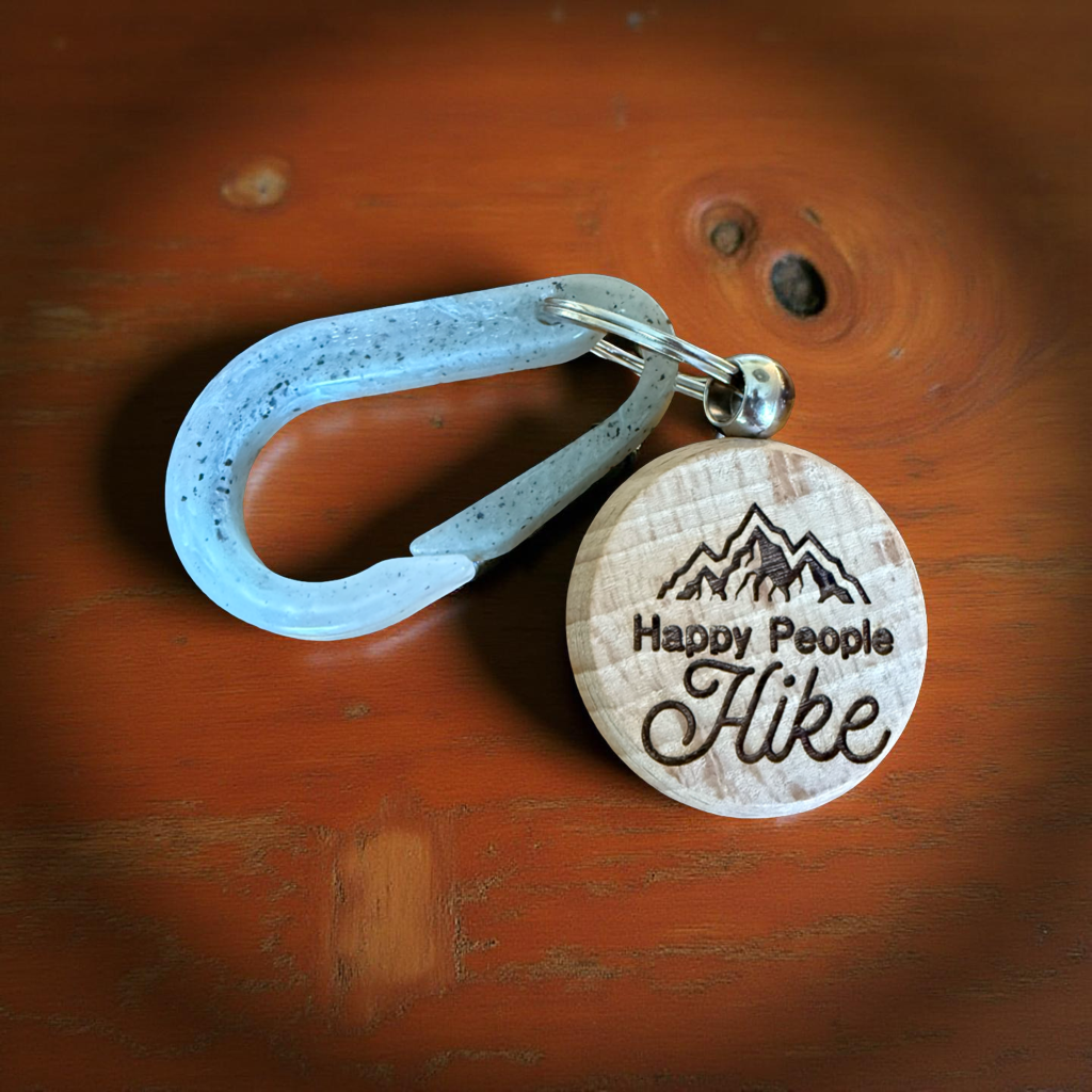 Eco Plastique Recycled Carabiner Keychain